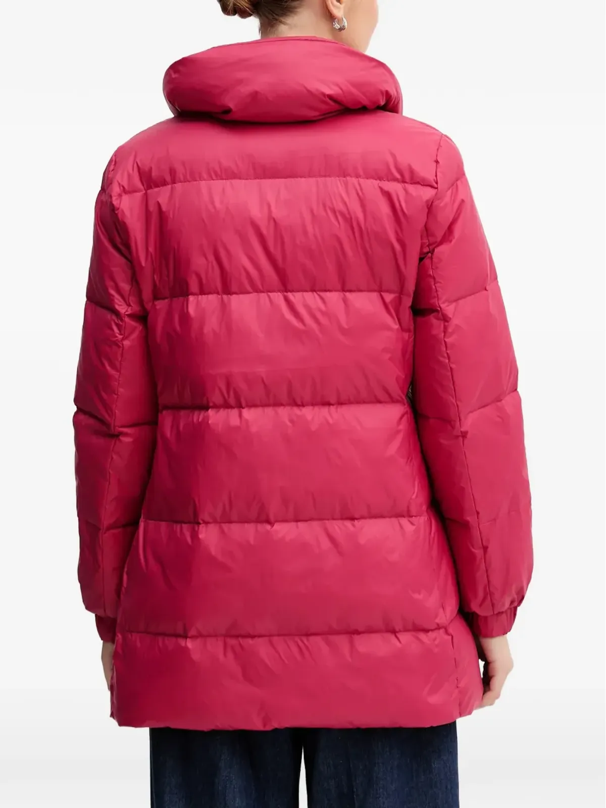 Benetton キルテッド・ファネルネック ジャケット - 画像3