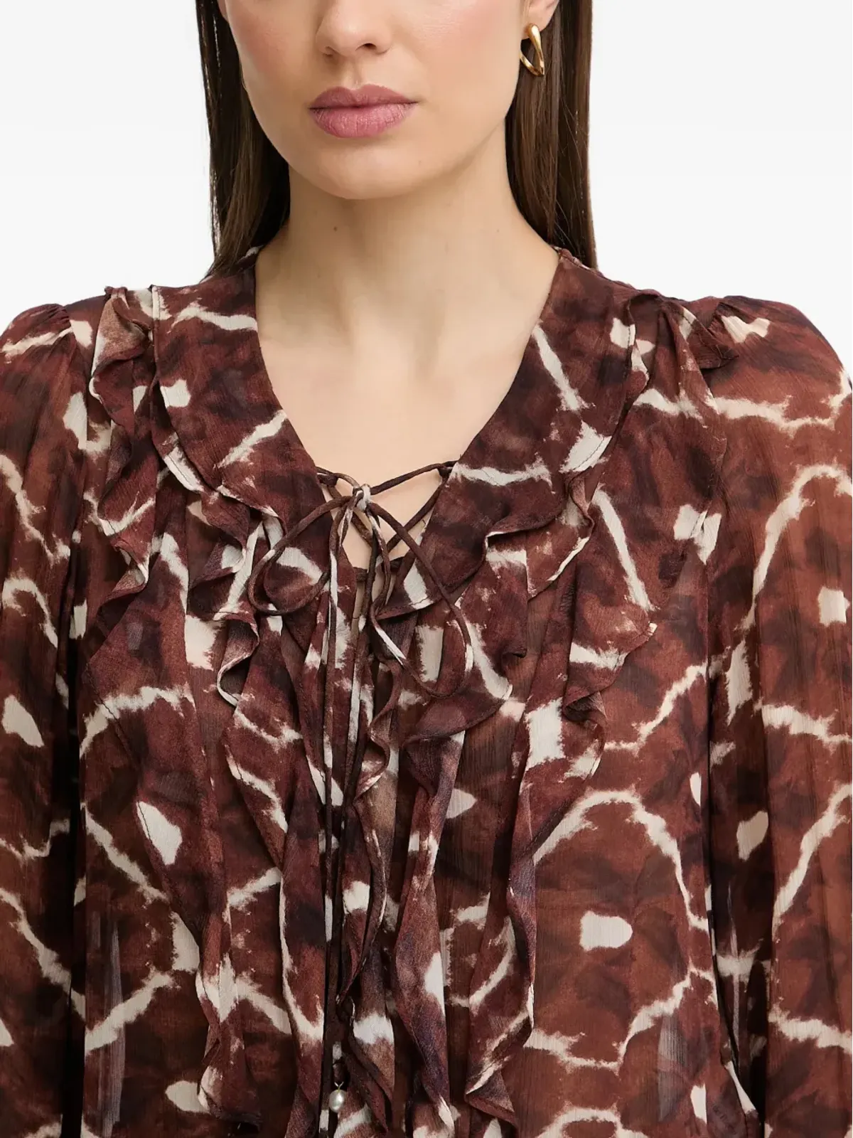 Pedro Del Hierro フリル柄トップス - 画像4