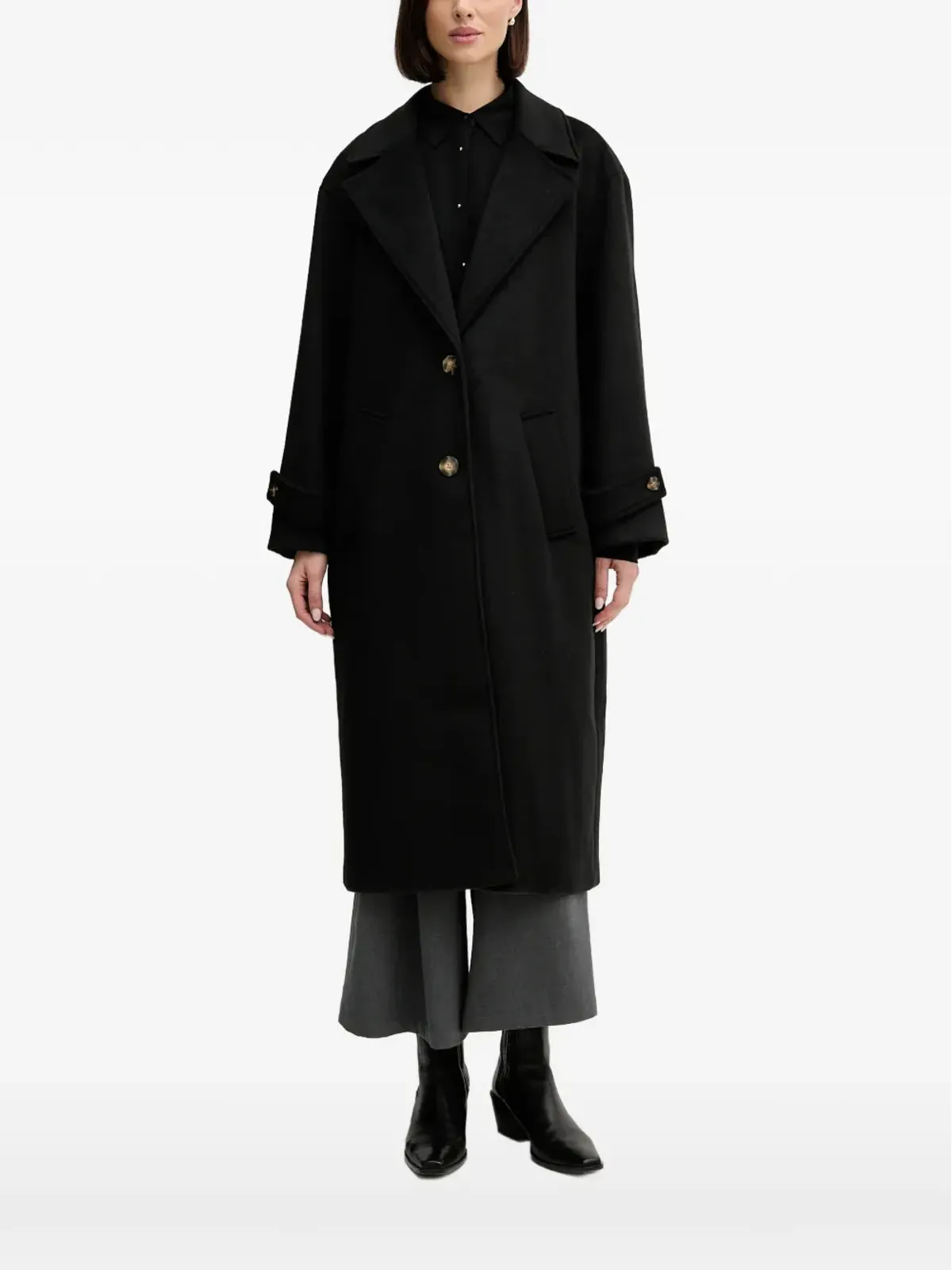Pedro Del Hierro ボタン留めコート - 画像1