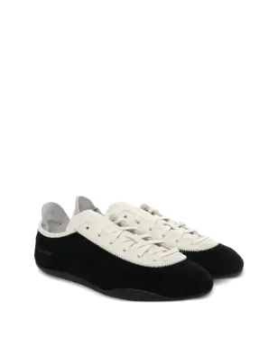 Y-3 signature leather sneakers - Black - サムネイル2