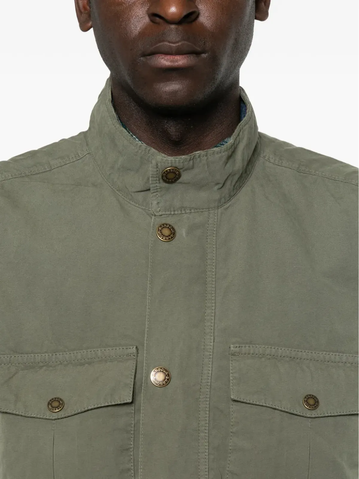 Barbour Corbridge ボタン付きポケットジレ - 画像5