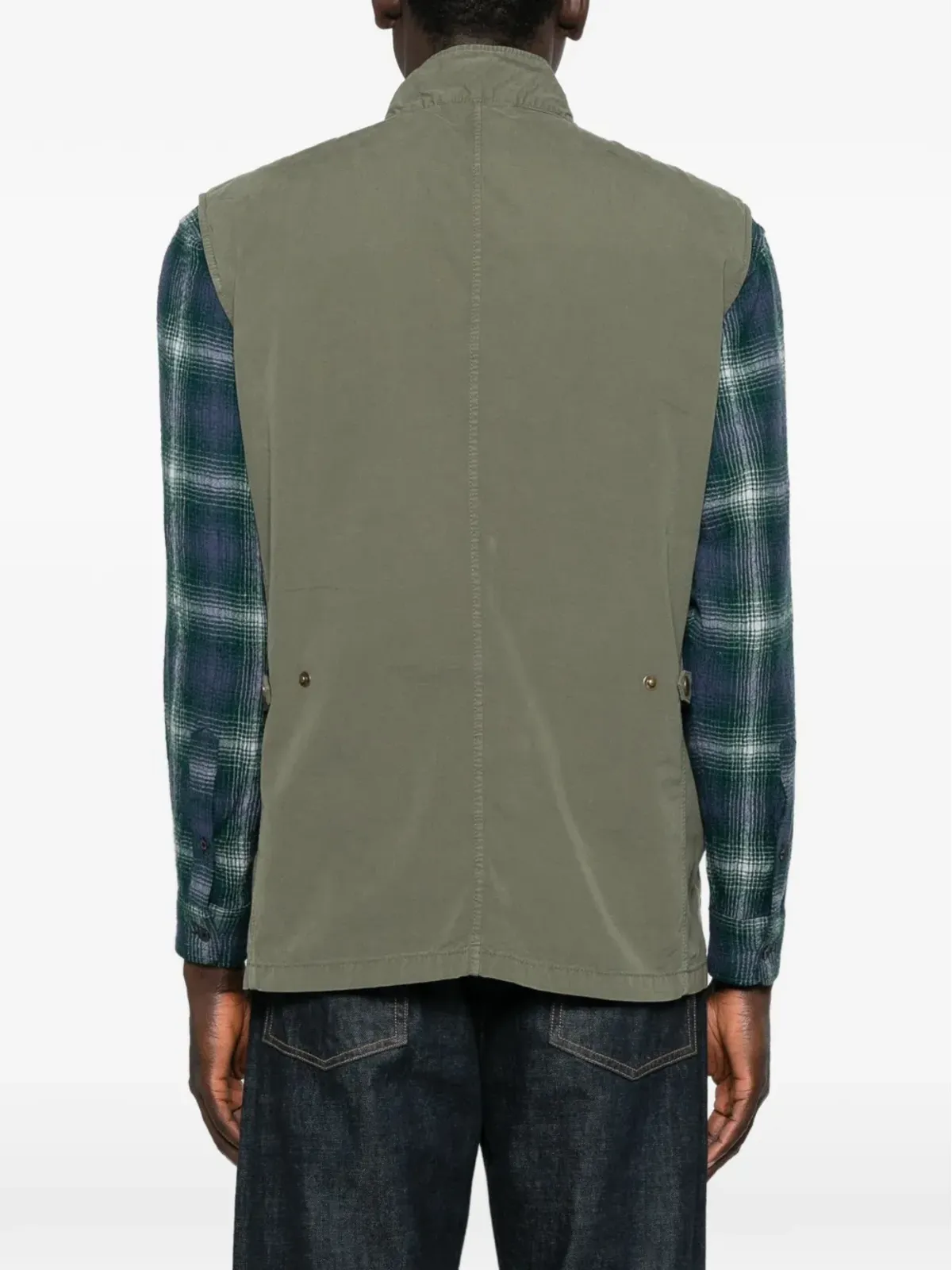 Barbour Corbridge ボタン付きポケットジレ - 画像4