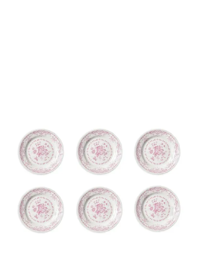 Bitossi Home Bitossi Home 花柄プリントの皿（6枚セット） - Whiteの商品画像