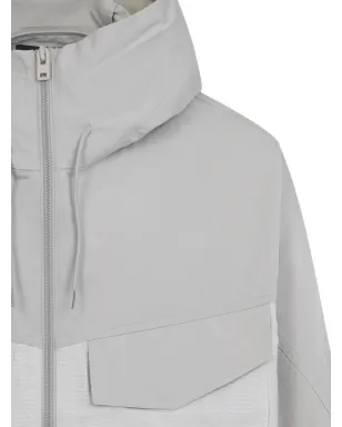 Y-3 パネル入りフード付きジャケット ブラウン - サムネイル4