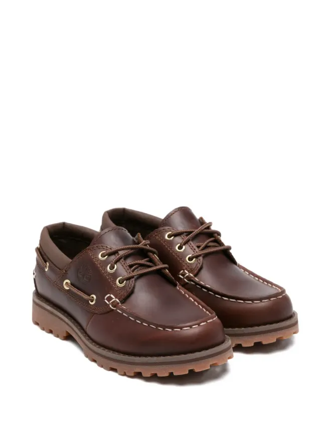 Timberland Kids Timberland Kids アイレット付きレザーローファーの商品画像