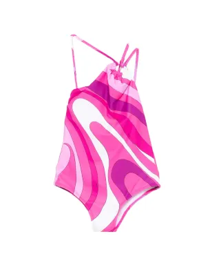 PUCCI Junior パターン柄水着 ピンク - サムネイル1