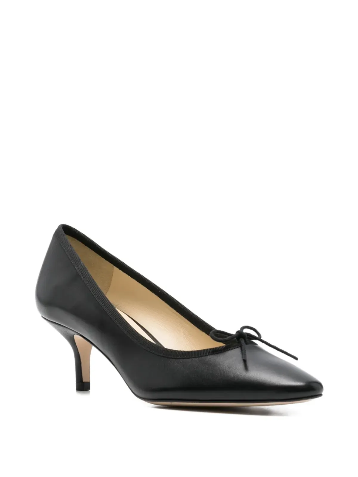 Repetto センドリオン ボウ コートヒールパンプス ブラック - 画像2