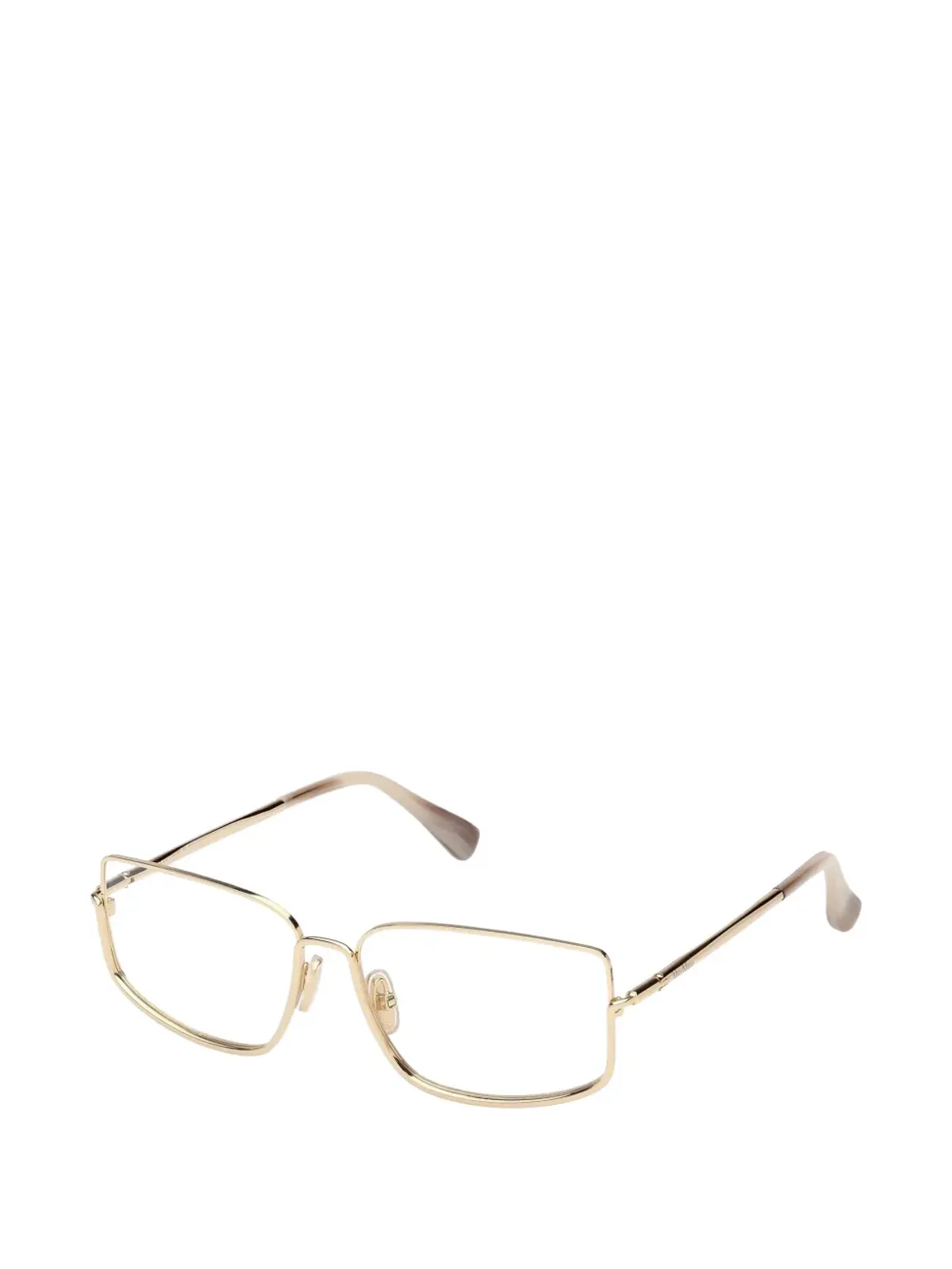 Max Mara Eyewear 矩形メタル眼鏡 - 画像2
