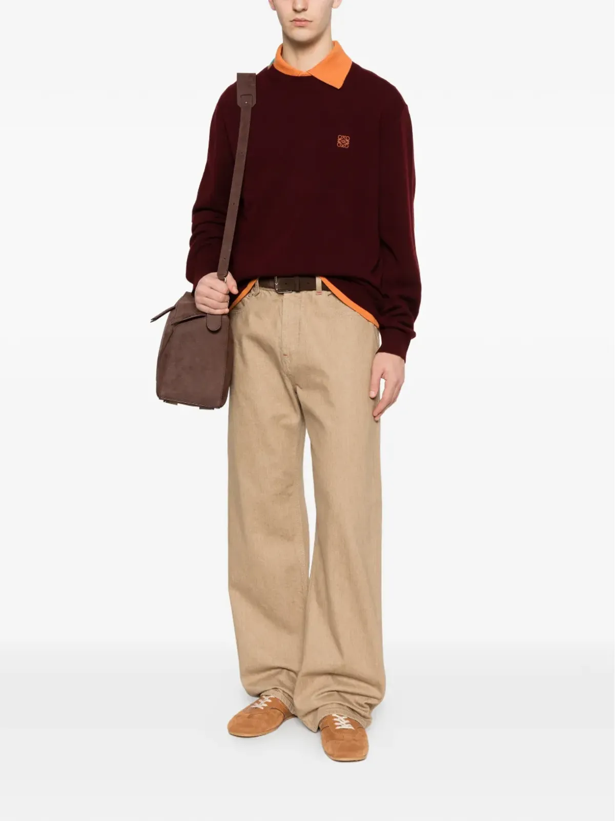 LOEWE ロゴ クルーネック セーター - 画像2