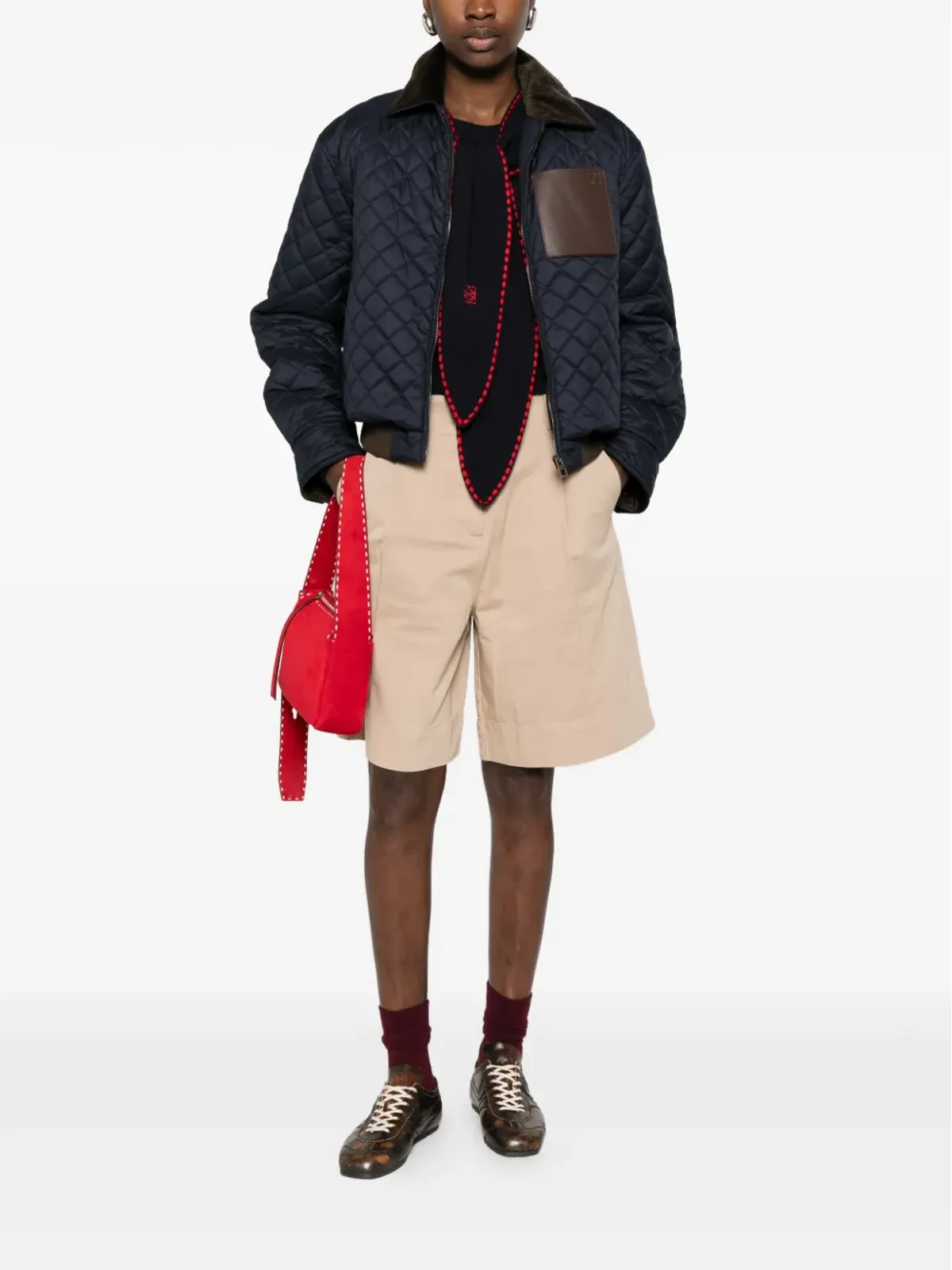 LOEWE キルテッドジャケット - 画像2