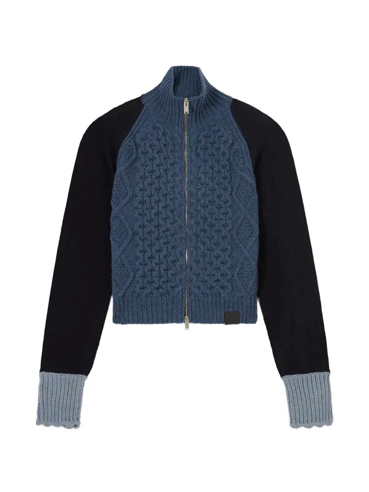 Stella McCartney ケーブルニットカーディガン ブルー - 画像1