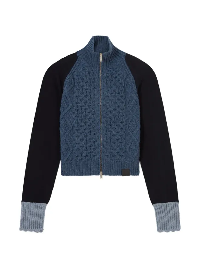 Stella McCartney Stella McCartney ケーブルニットカーディガン ブルーの商品画像