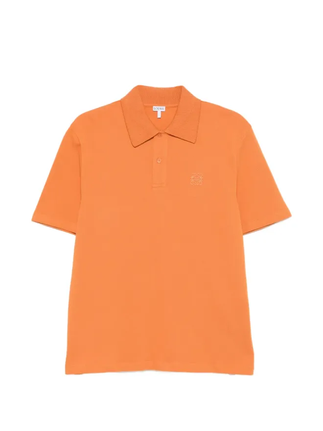 LOEWE LOEWE logo-motif polo shirt - Orangeの商品画像