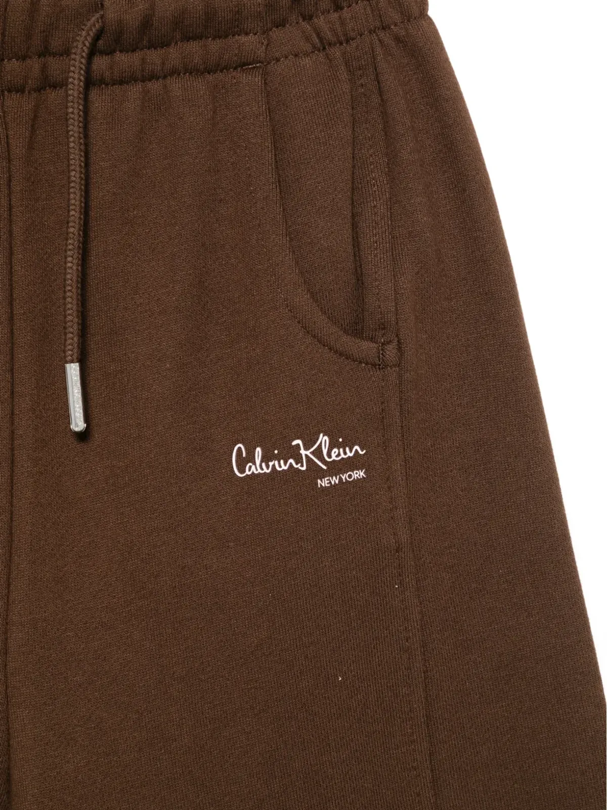 Calvin Klein Kids ドローストリング付き トラックスーツボトムス - 画像3