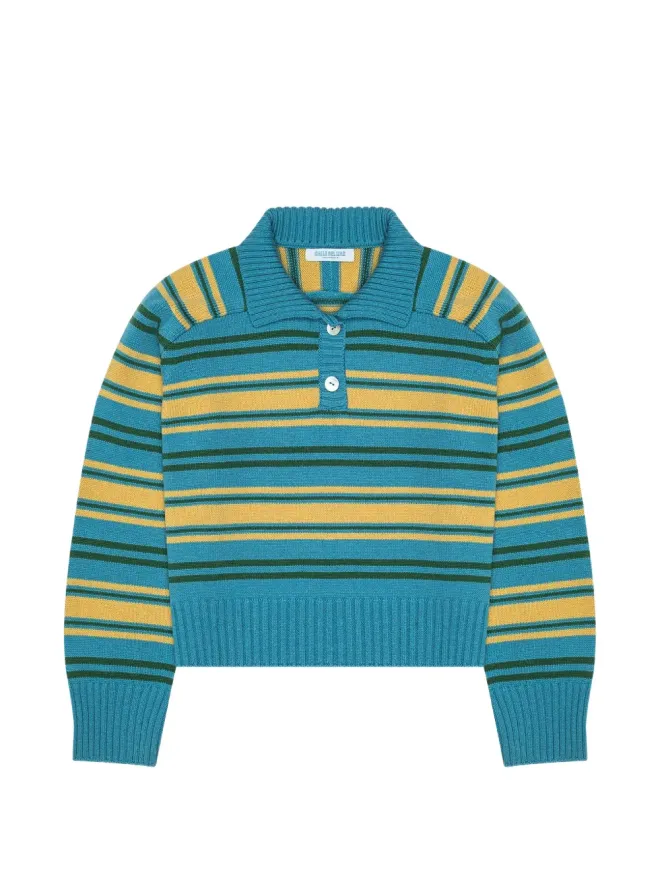 Calle Del Mar Calle Del Mar ストライプポロシャツの商品画像