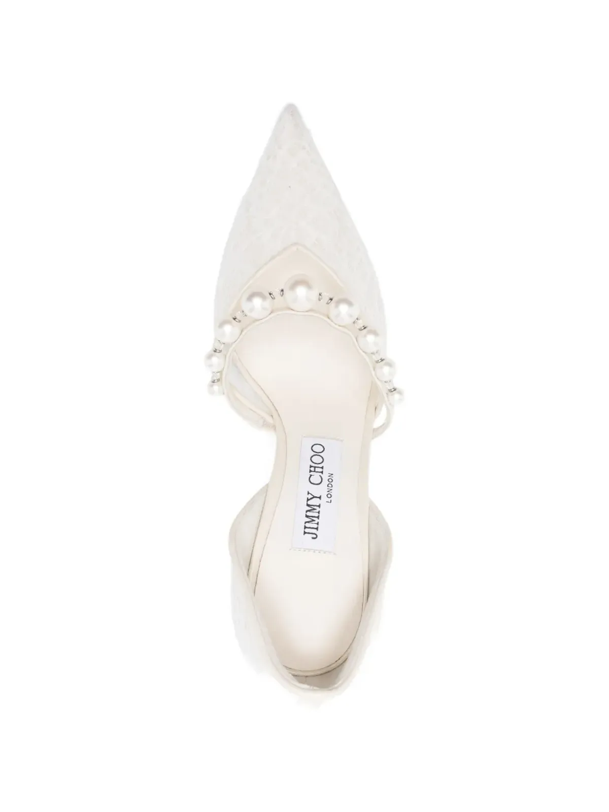 Jimmy Choo Aurelie pearl-lace pumps - 画像4