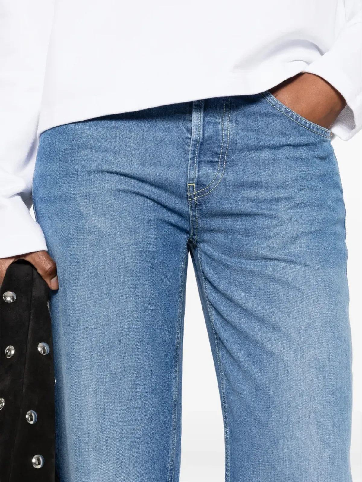 DONDUP ジャックリン ブルー テーラードパンツ - 画像5