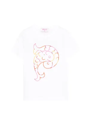 PUCCI Junior グラフィックプリントTシャツ - Neutrals - サムネイル1