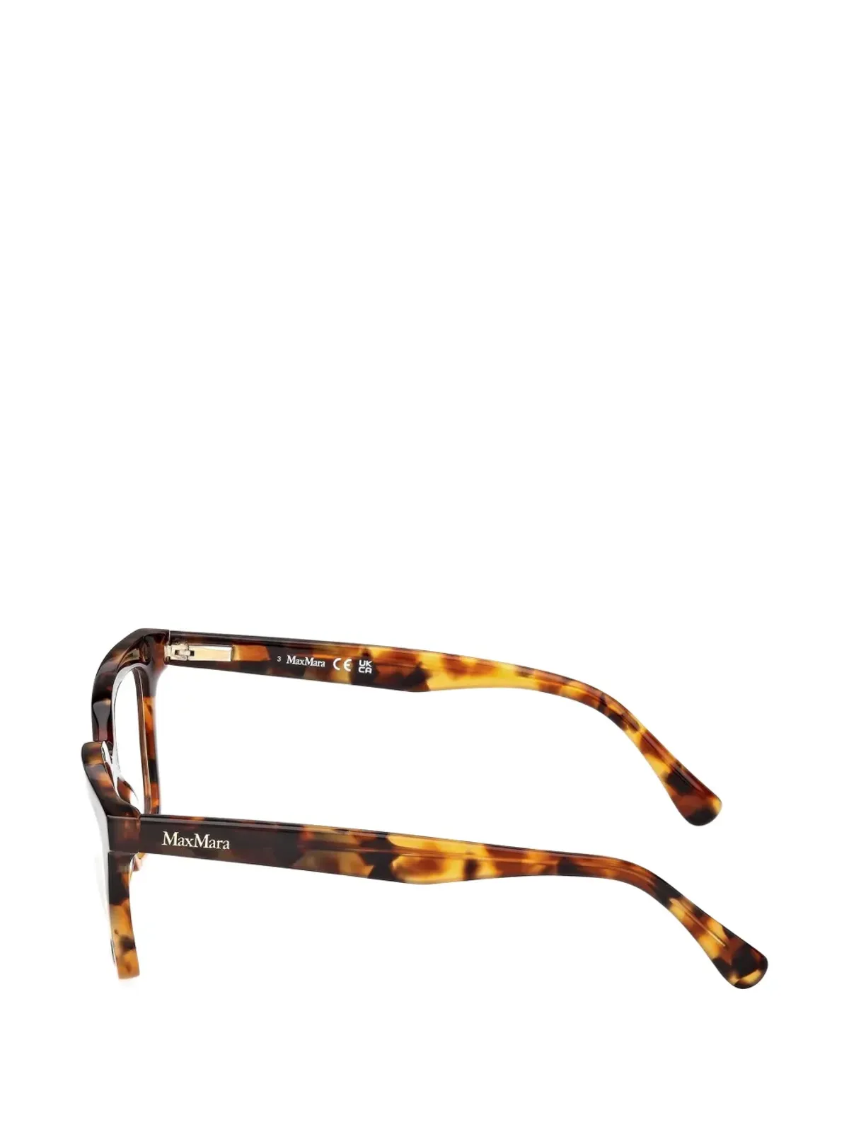 Max Mara Eyewear square glasses - Brown - 画像3
