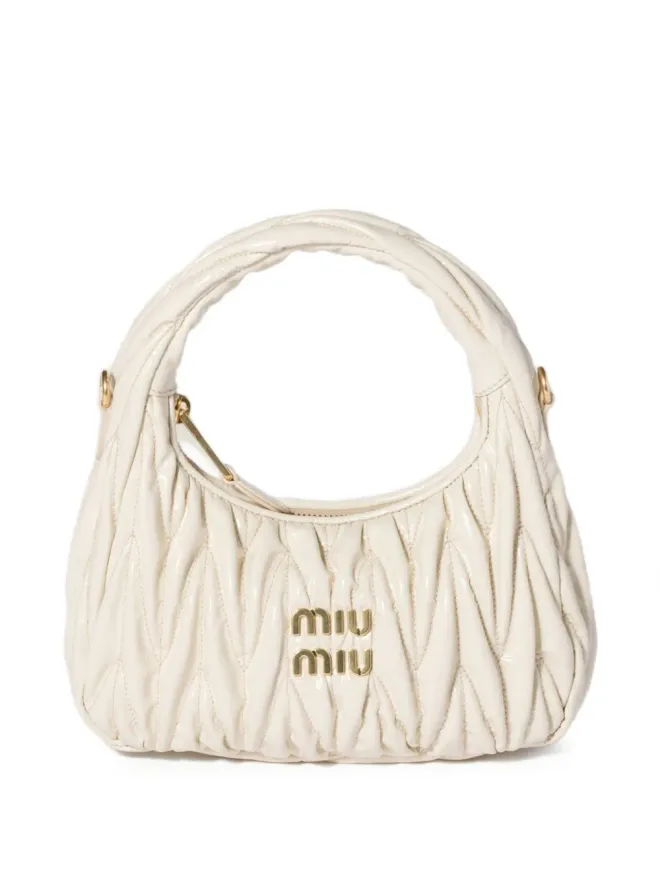 Miu Miu Miu Miu Wander マテラッセ パテントレザー バッグの商品画像