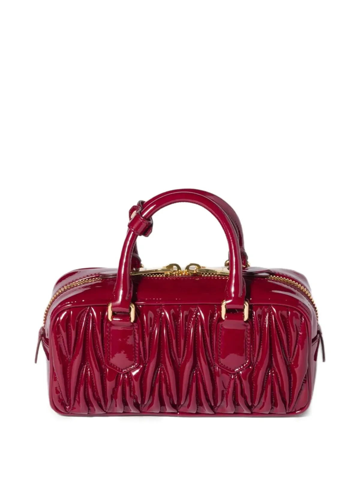 Miu Miu Arcadie マテラッセ パテントレザー バッグ - 画像2