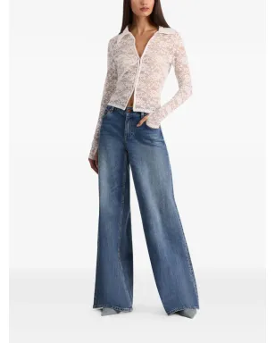 alice + olivia Kara lace button shirt - サムネイル2
