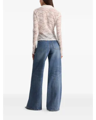 alice + olivia Kara lace button shirt - サムネイル4