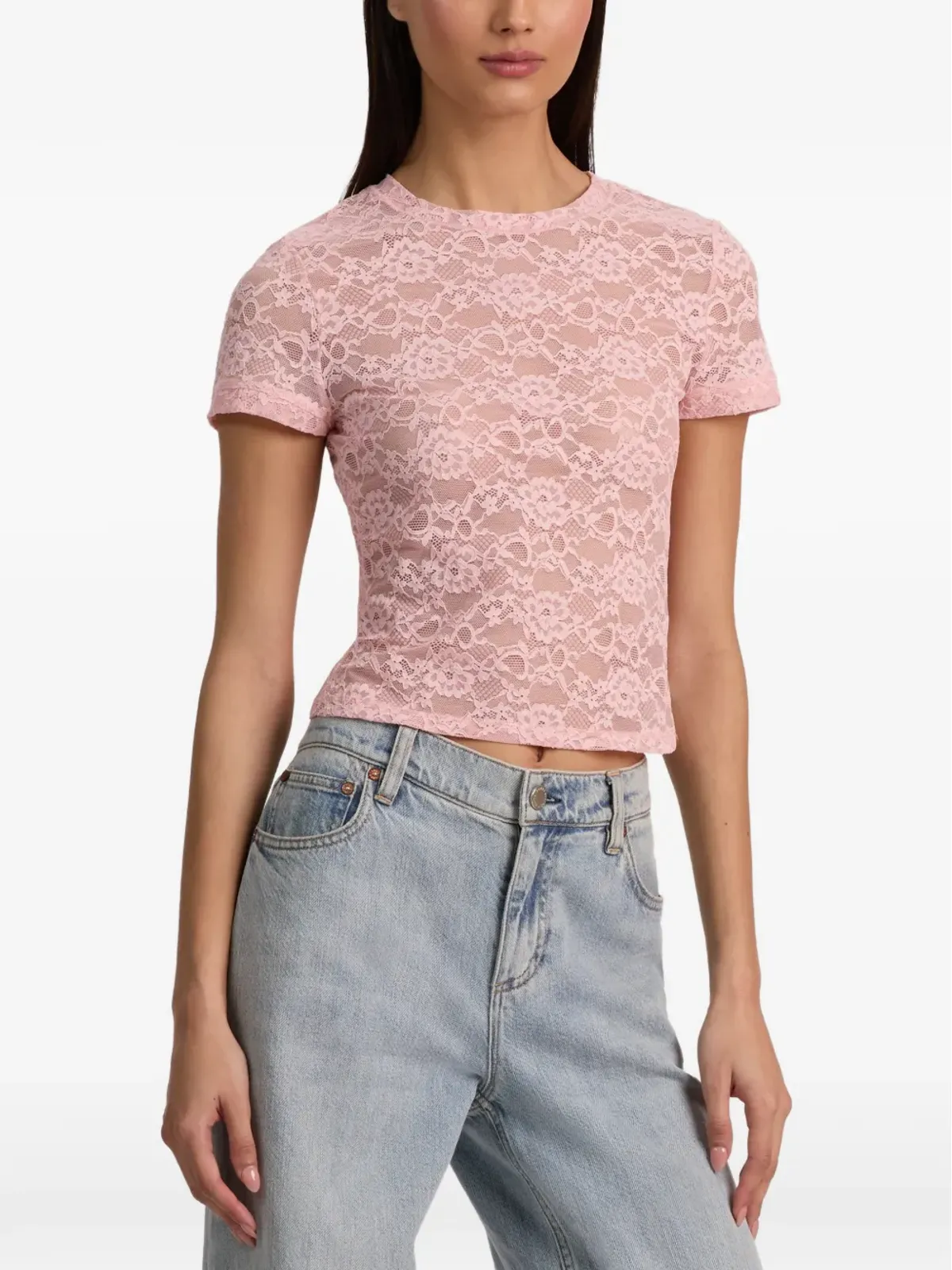 alice + olivia テス クルーネック Tシャツ - 画像5