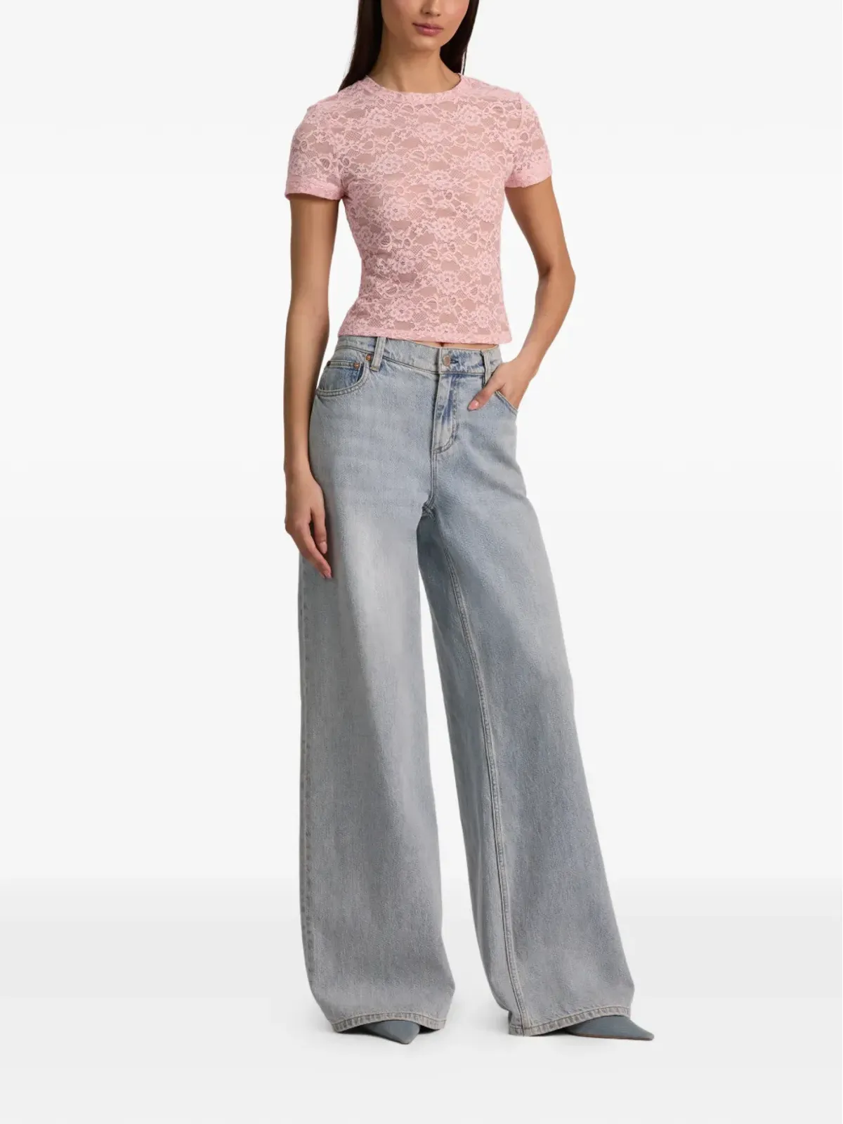 alice + olivia テス クルーネック Tシャツ - 画像2