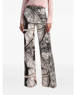 alice + olivia シックプリント フルレングスジーンズ - White - サムネイル5