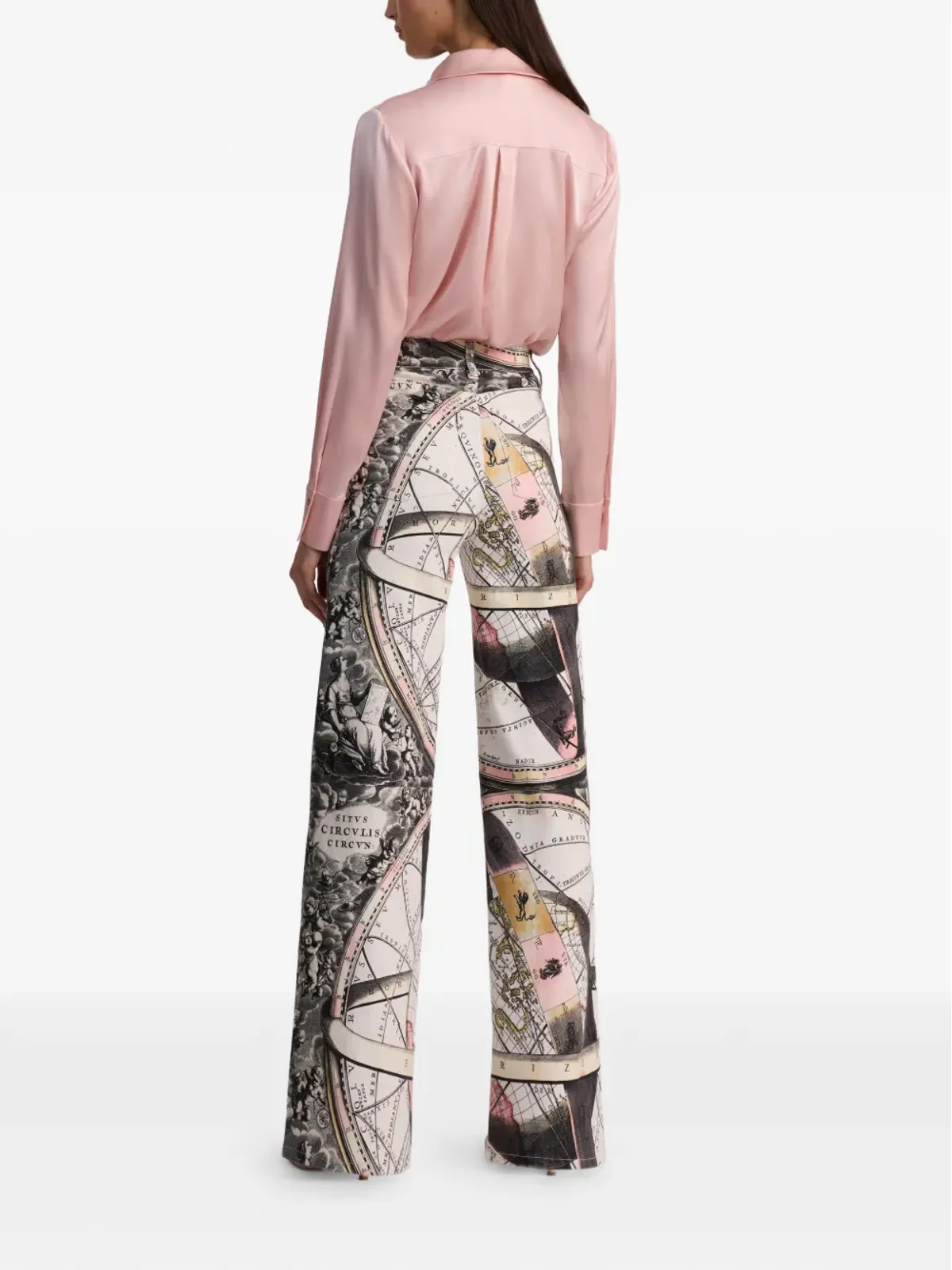 alice + olivia シックプリント フルレングスジーンズ - White - 画像4