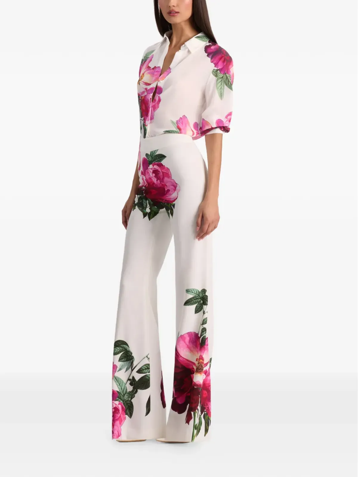 alice + olivia 花柄ブーツカットパンツ - 画像3