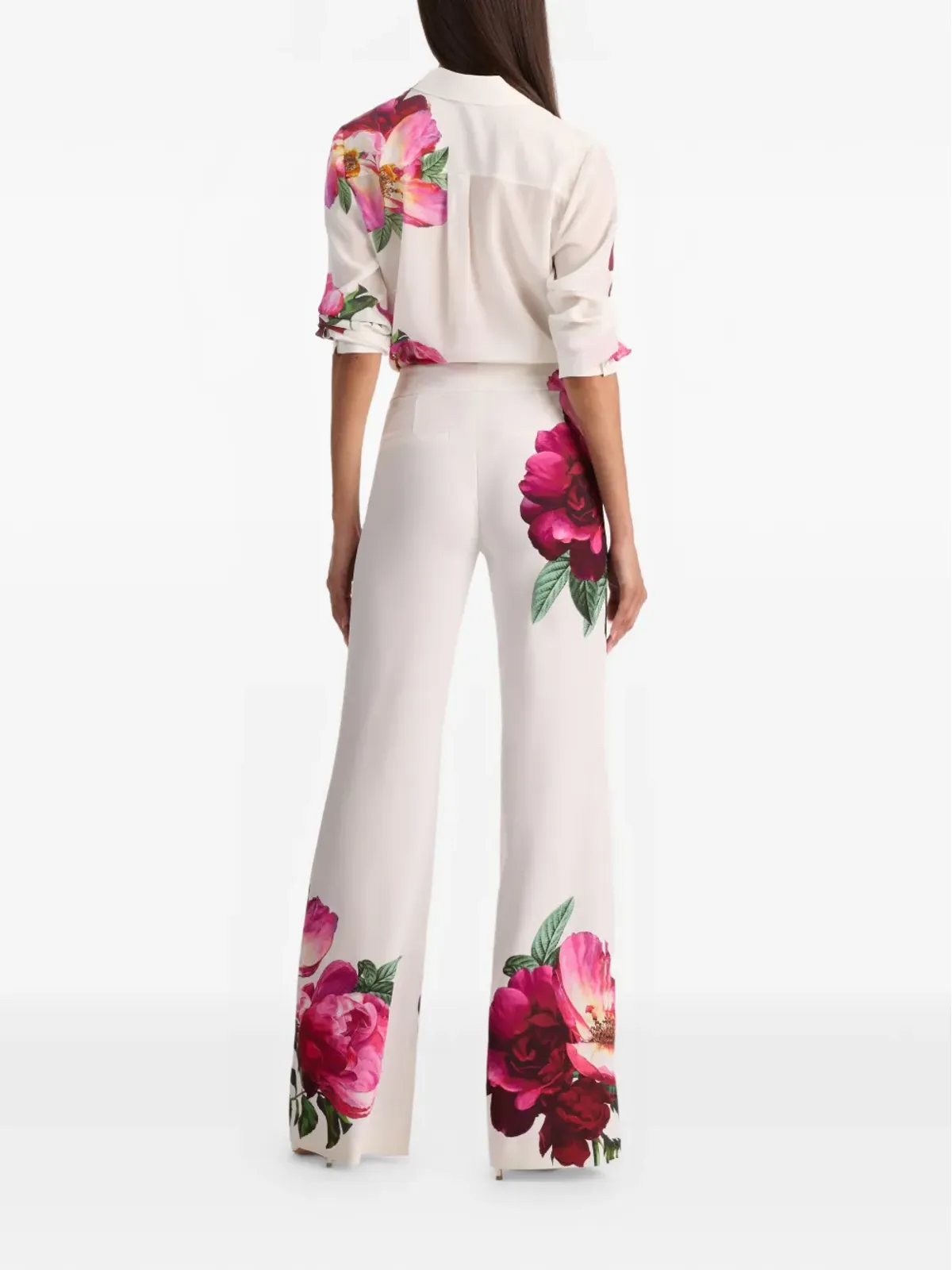 alice + olivia 花柄ブーツカットパンツ - 画像4
