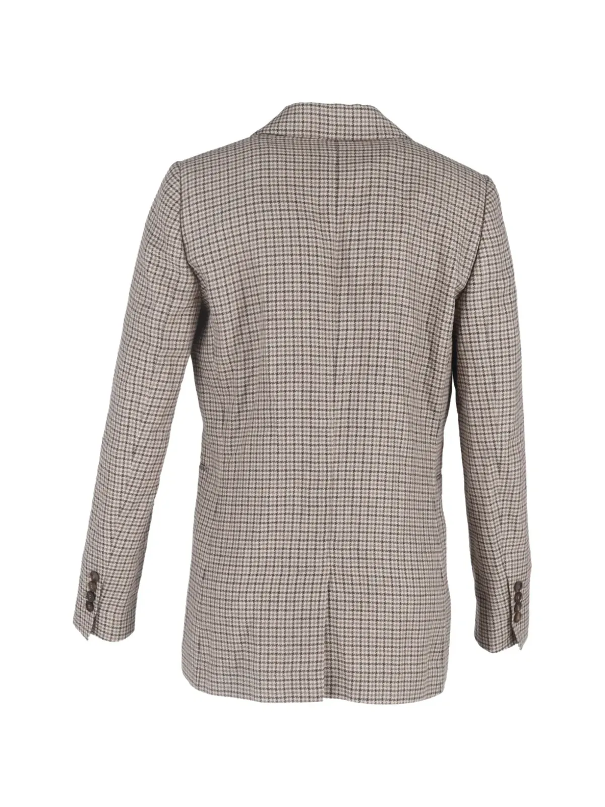 Brunello Cucinelli Vintage ヘリンボーン柄ダブルブレストブレザー - 画像3