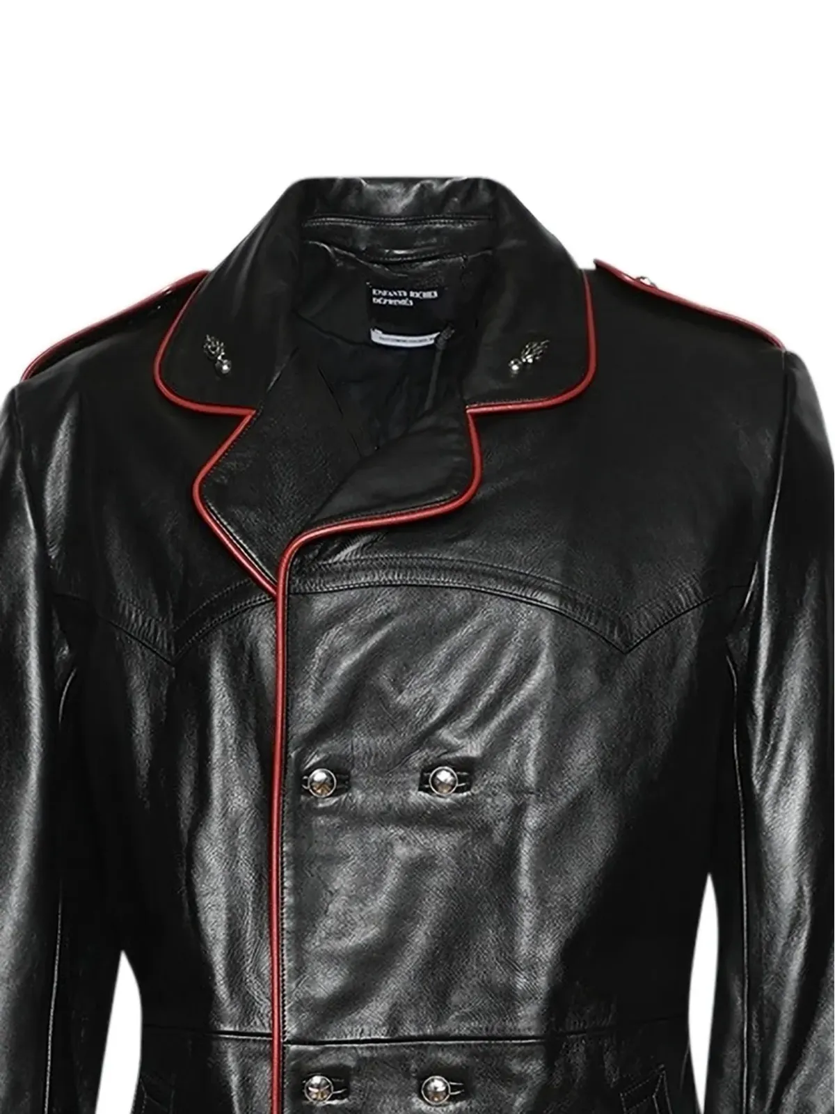 Enfants Riches Déprimés Belgian Fire trench coat - Black - 画像2