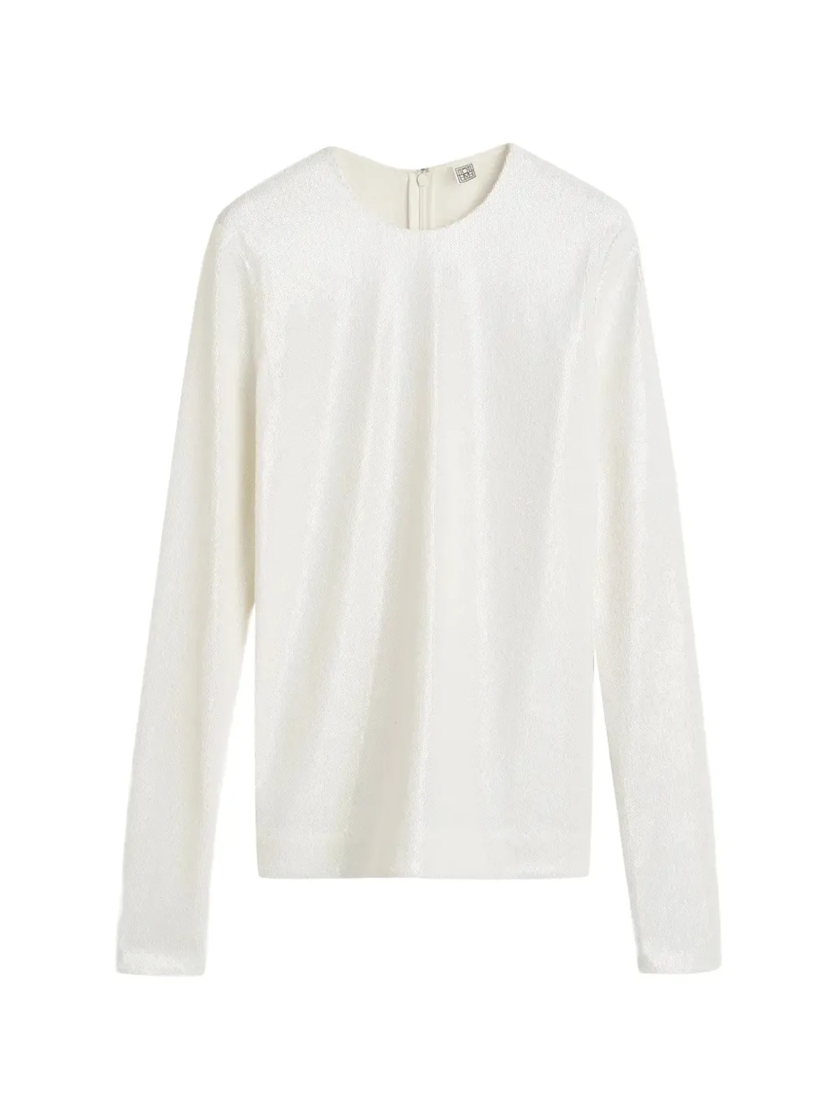 TOTEME スパンコール ブラウス - White - 画像1