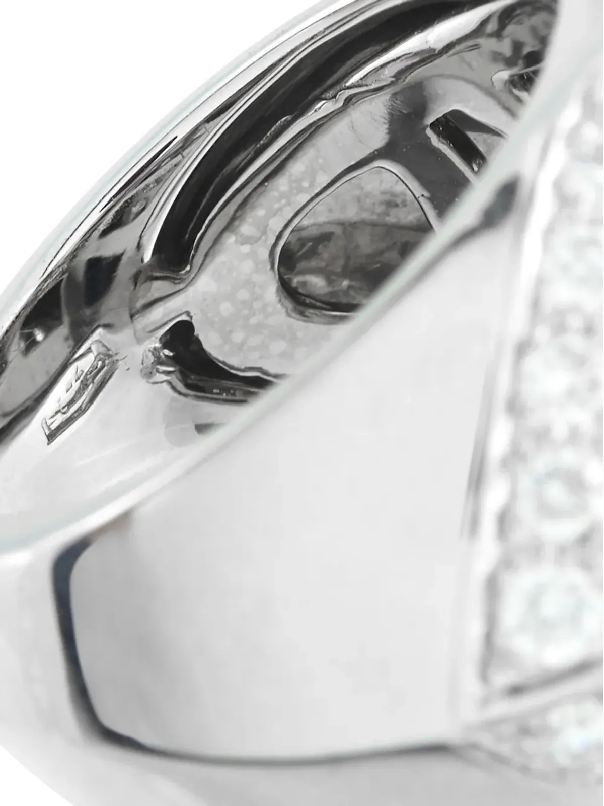 LB Exclusive 18Kホワイトゴールド ダイヤモンド リング - 画像3