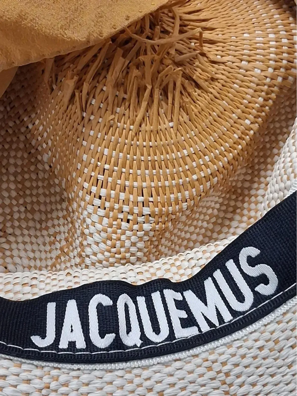 Jacquemus Pre-Owned ラフィアハット - 画像3
