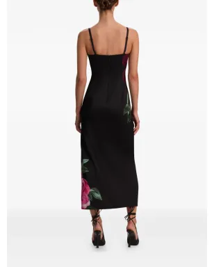 alice + olivia ニナ スウィートハート花柄ミディドレス - サムネイル5