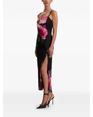 alice + olivia ニナ スウィートハート花柄ミディドレス - サムネイル4