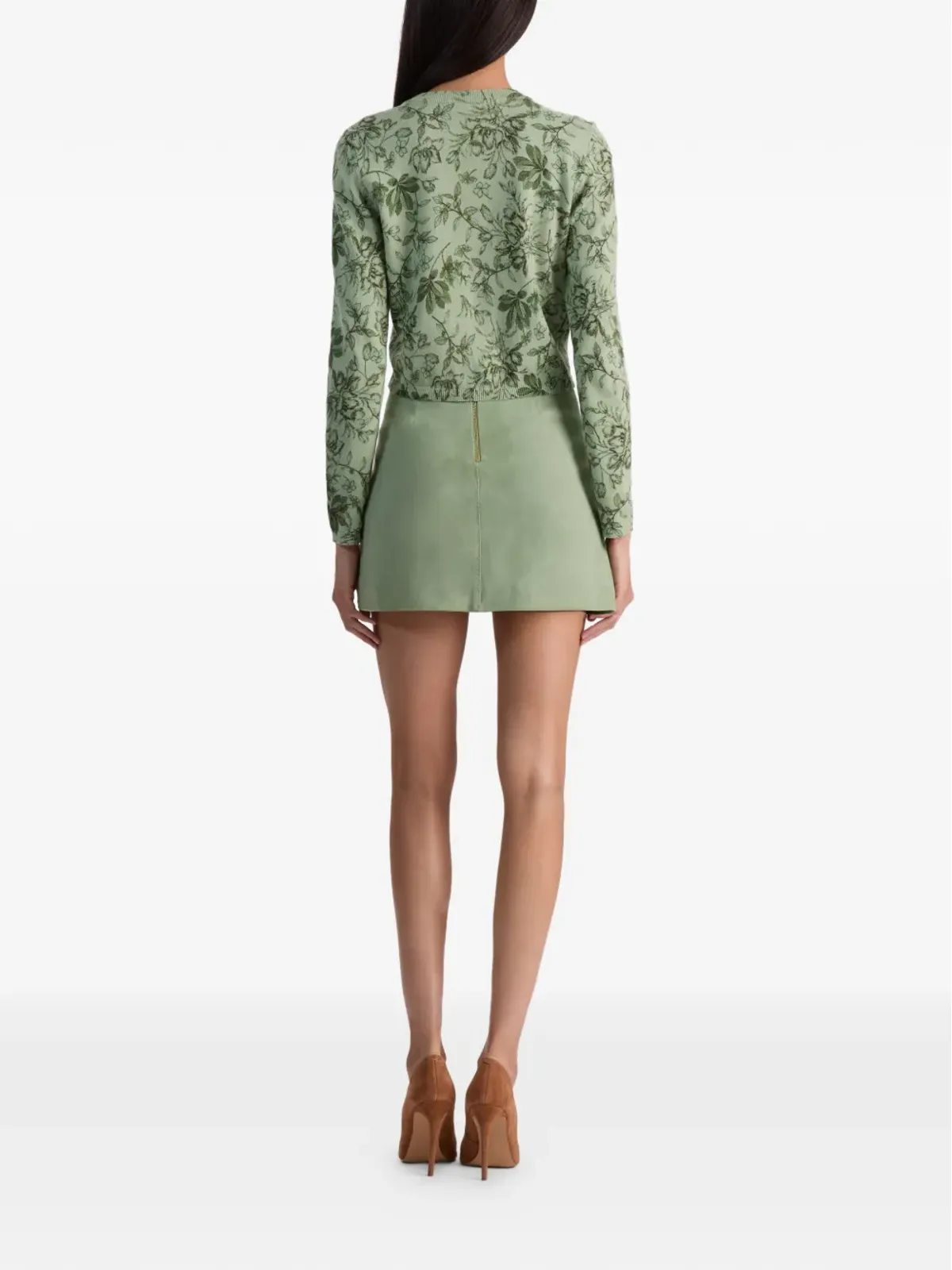 alice + olivia カーソン 花柄プリント カーディガン - 画像4
