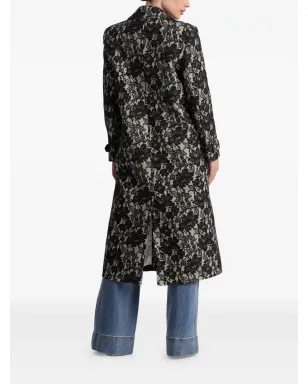 alice + olivia ジミー花柄ロングコート - サムネイル5