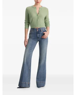 alice + olivia Dollie pointelle cardigan - サムネイル2