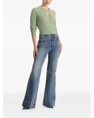 alice + olivia Dollie pointelle cardigan - サムネイル3
