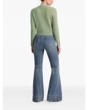 alice + olivia Dollie pointelle cardigan - サムネイル4