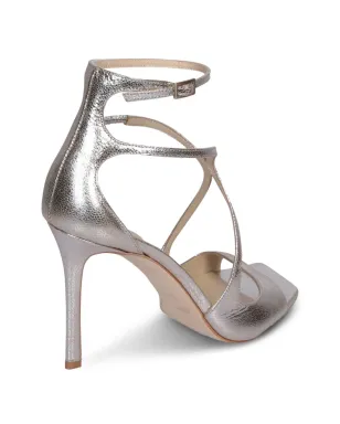 Jimmy Choo Azia スクエアトゥ・ストラップ・サンダル - シルバー - サムネイル3