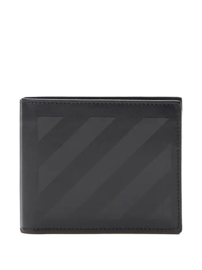 OFF-WHITE Off-White ダイアゴナルストライプ二つ折りレザーウォレットの商品画像