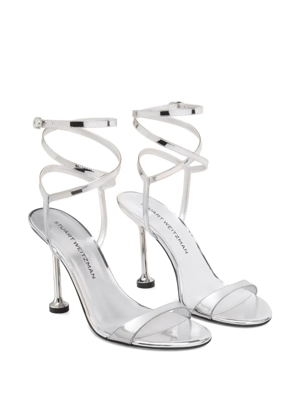 Stuart Weitzman ヌディスティニ ラップアンクルストラップ ヒールサンダル - 画像2
