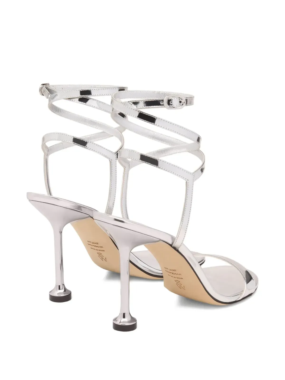 Stuart Weitzman ヌディスティニ ラップアンクルストラップ ヒールサンダル - 画像3