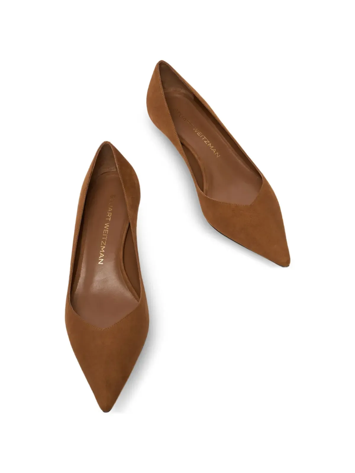 Stuart Weitzman Eva pointed pumps - Brown - 画像3